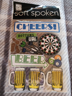 BEER - me & my big ideas SOFT SPOKEN STICKERS