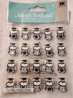 GRADUATION OWL REPEATS - Jolee's Boutique Stickers