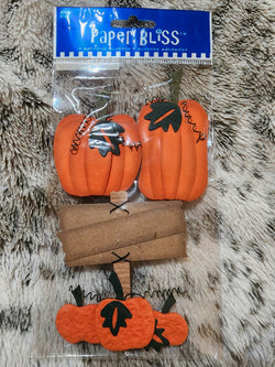 PLEASE NOTE ADHESIVE IS NO LONGER GOOD!!!  PAPER BLISS - PUMPKIN PATCH