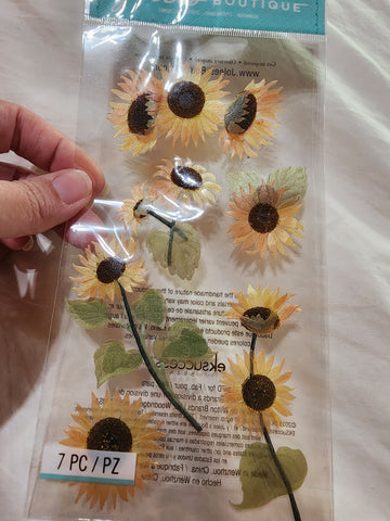 Jolee's Boutique Stickers - SUNNY SUNFLOWERS