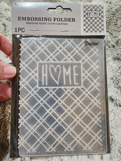DARICE EMBOSSING FOLDER - HOME