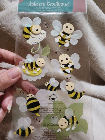 HARD TO FIND Jolee's Boutique Stickers - BUMBLEBEES