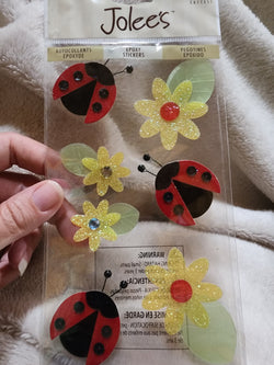 HARD TO FIND Jolee's Boutique Stickers - LADY BUGS