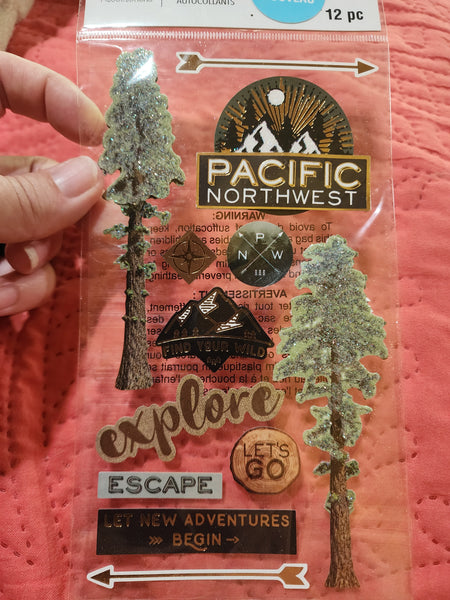 RECOLLECTIONS STICKERS - PACIFIC NORTHWEST