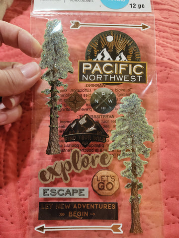 RECOLLECTIONS STICKERS - PACIFIC NORTHWEST