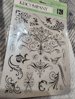 ELEGANCE SWIRL ( RUB - ONS ) - K & COMPANY