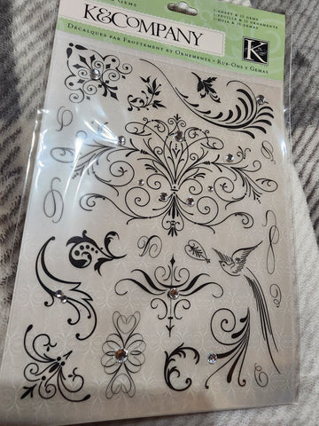 ELEGANCE SWIRL ( RUB - ONS ) - K & COMPANY