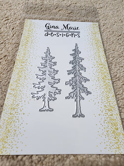 TALL WISPY PINE TREES DIE SET - GINA MARIE DESIGNS