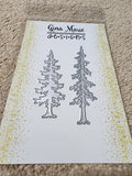 TALL WISPY PINE TREES DIE SET - GINA MARIE DESIGNS