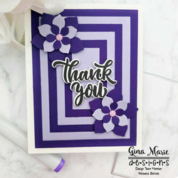 PLAIN RECTANGLES OVERSIZED 18 DIES - Gina Marie Designs