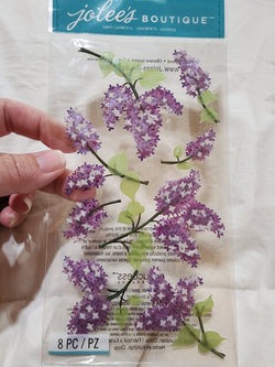Jolee's Boutique Stickers - LOVELY LILACS
