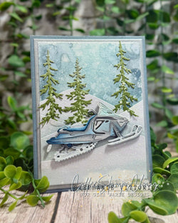 Snowmobile die - Gina Marie Designs