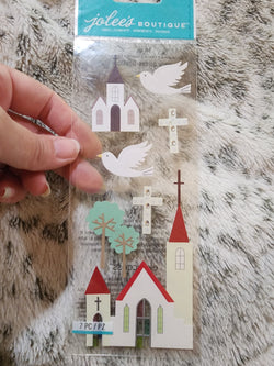 Jolee's Boutique Stickers - CHURCH
