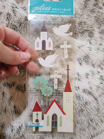 Jolee's Boutique Stickers - CHURCH