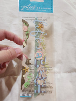Jolee's Boutique Stickers - LIFES A BEACH