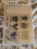 GOT TREATS? - USED STAMPIN UP CLING STAMPS