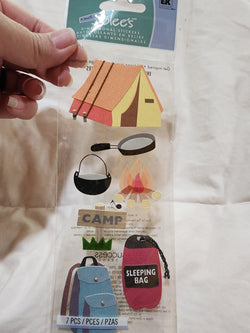 Jolee's Boutique Stickers - CAMPING