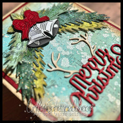 CORNER PINE SWAG AND BELLS DIES - GINA MARIE DESIGNS