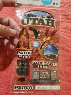 RECOLLECTIONS STICKERS - UTAH