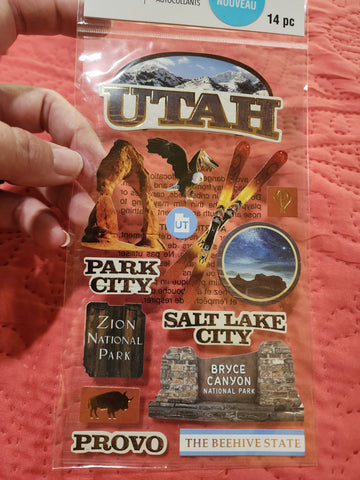 RECOLLECTIONS STICKERS - UTAH