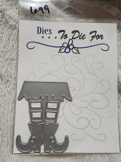 DIES TO DIE FOR - WITCH LEGS AND SKIRT