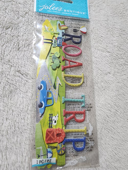 ROAD TRIP TITLEWAVE - Jolee's Boutique Stickers