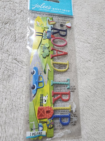 ROAD TRIP TITLEWAVE - Jolee's Boutique Stickers