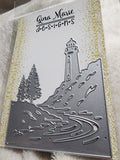 PORTRAIT LIGHTHOUSE LANDSCAPE PLATE DIE - GINA MARIE DESIGNS