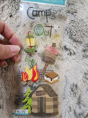 Jolee's Boutique Stickers - CAMPING