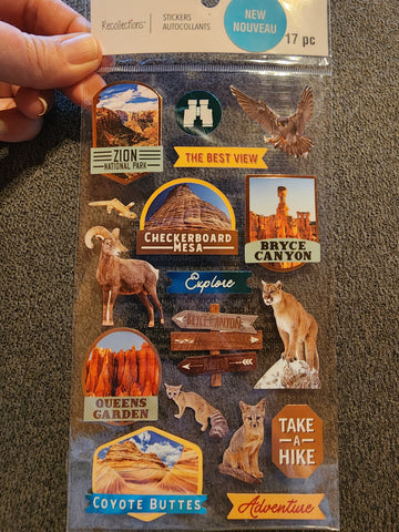 NATIONAL PARKS - RECOLLECTIONS STICKERS
