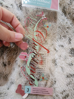 HARD TO FIND Jolee's Boutique Titlewave Stickers - MERRY CHRISTMAS