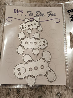 GINGERBREAD MEN - DIES TO DIE FOR