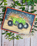 QUAD 4 WHEELER PLATE DIE - GINA MARIE DESIGNS