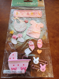 Jolee's Boutique Stickers - BABY GIRL