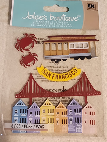 SAN FRANCISCO - JOLEES BOUTIQUE STICKERS