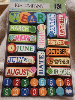K & COMPANY STICKERS  - SEASONAL GRAND