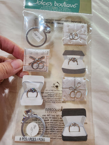 Jolee's Boutique Stickers - ENGAGEMENT RINGS