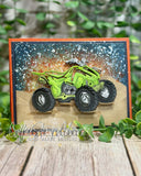 QUAD 4 WHEELER PLATE DIE - GINA MARIE DESIGNS