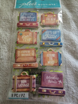 SENTIMENT SUITCASES - JOLEES BOUTIQUE STICKERS
