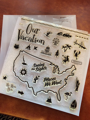 ADVENTURE USA EVERYDAY LIFE - CLOSE TO MY HEART CLEAR STAMP SETS