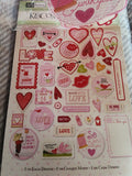 VALENTINE HEARTS AND TAGS DIE CUT PACK - K & COMPANY
