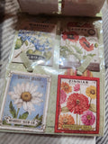 TC COTTAGE GARDEN SEED PACKET JOIRNAL TAGS - K & COMPANY