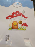 ELIZABETH CRAFT DESIGN DIES - MUSHROOM HOUSE FOLDING CARD