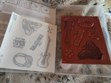 EPIC CELEBRATIONS - USED STAMPIN UP CLING STAMPS