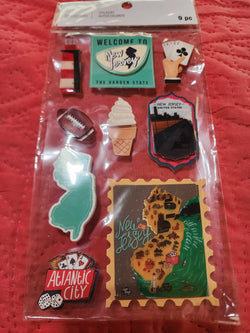 RECOLLECTIONS STICKERS - NEW JERSEY