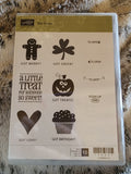 GOT TREATS? - USED STAMPIN UP CLING STAMPS