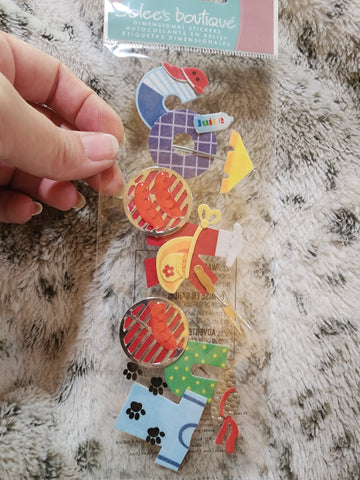HARD TO FIND Jolee's Boutique Titlewave Stickers - COOKOUT