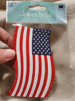 HARD TO FIND Jolee's Boutique Embellishments - OLD GLORY
