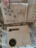 WITH ALL MY HEART - USED STAMPIN UP CLING STAMPS