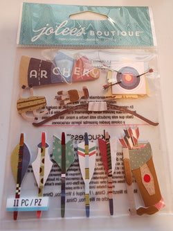 HARD TO FIND Jolee's Boutique Stickers - ARCHERY